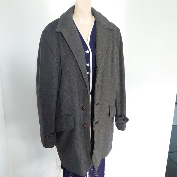 Men's Craft Sportwear Limited Toronto Canada heavy wool coat with removable Borg - Picture 1 of 8